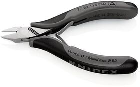 Elektronikseitenschneider L.115mm Form 5 Facette ja,kl.spiegelpol.KNIPEX