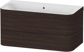 Duravit WTU HAPPY D.2 PLUS 975x490mm m UB o HL nussbaum gebürstet