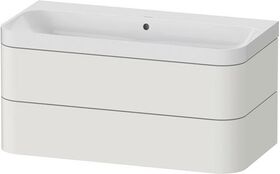 Duravit WTU HAPPY D.2 PLUS 975x490mm m UB o HL No weiß seidenmatt