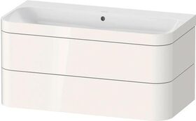 Duravit WTU HAPPY D.2 PLUS 975x490mm m UB o Hahnloch weiß hochglanz