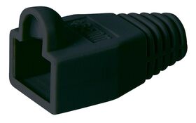Tülle für RJ45-Stecker, Schwarz- VPE: 10