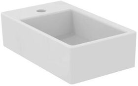 IDS Handwaschbecken STRADA Hahnbank li o ÜL 450x270x130mm weiß I+ IDEAL STANDARD