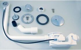 IDS Ab-/Überlaufgarnitur für Normalwanne Rotaplex chrom IDEAL STANDARD