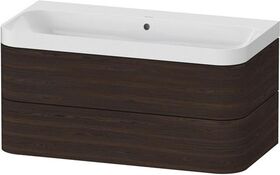 Duravit WTU HAPPY D.2 PLUS 975x490mm m UB o HL nussbaum gebürstet