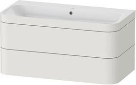 Duravit WTU HAPPY D.2 PLUS 975x490mm m UB o HL No weiß seidenmatt