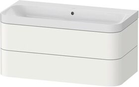 Duravit WTU HAPPY D.2 PLUS 975x490mm m UB o HL weiß seidenmatt