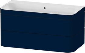 Duravit WTU HAPPY D.2 PLUS 975x490mm m UB o HL nachtblau seidenmatt