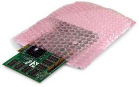 Luftpolsterbeutel antistatisch Maße 150x200mm S.100µ rosa Noppen auf Außenseite - VPE: 250