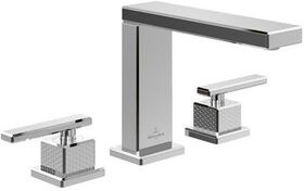 VB Dreiloch-Waschtischarmatur Mettlach 340x150x200mm ohne Ablaufgarnitur Chrom