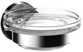 Emco Seifenhalter ROUND Schale Kristallglas klar chrom EMCO