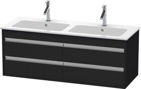 Duravit Waschtischunterbau KETHO 480x1270x475mm eiche schwarz