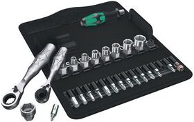 Steckschlüsselsatz KK Zyklop Mini 2 27-tlg.1/4 Zoll SW 4-13mm Z.60/60 6KT WERA