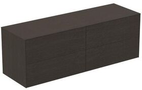 IDS Schubladenfront CONCA ob re für WTU 780x267mm Eiche geflammt IDEAL STANDARD