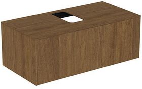 IDS Waschtischplatte CONCA mitt Auss 1002x505mm a Nr2019 Waln. du IDEAL STANDARD