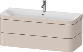 Duravit Waschtischset HAPPY D.2 PLUS 2 Schubk 1175x490mm o HL gra supermatt