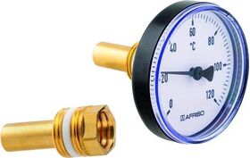 Afriso Bimetall-Thermometer 0/120 GrC Schutzr G 1/2Z B BiTh 63 K 4cm