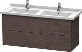 Duravit Waschtischunterbau L-CUBE 469x1220x558mm eiche dunkel gebürstet