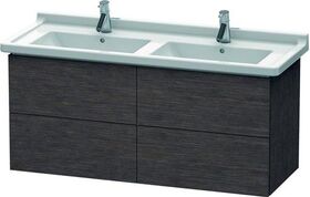 Duravit Waschtischunterbau L-CUBE 469x1220x558mm eiche dunkel gebürstet
