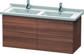 Duravit Waschtischunterbau L-CUBE 469x1220x558mm nussbaum natur
