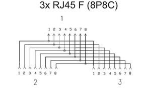 ISDN-T-Adapter, Weiß- VPE: 10