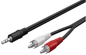 Audio Adapterkabel AUX, 3,5 mm Klinke zu Stereo Cinch-Stecker, 1.5m- VPE: 1