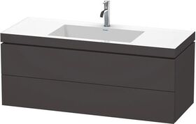 Duravit Waschtischunterbau L-CUBE m WT Vero Air 500x1200x480mm 1 HL gra sm