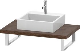 Duravit Konsole DURASTYLE 45mm St. 1 Auss 550 nussbaum dunkel