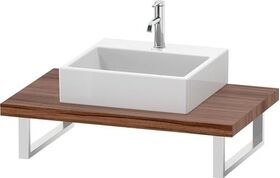 Duravit Konsole DURASTYLE 45mm St. 1 Ausschnitt 550 nussbaum natur