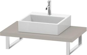 Duravit Konsole DURASTYLE 45mm Stärke 1 Ausschnitt 550 taupe matt