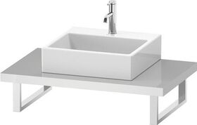 Duravit Konsole L-CUBE 45mm St. 1 Ausschnitt 550 eiche schwarz