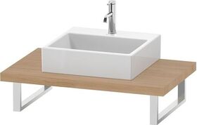 Duravit Konsole L-CUBE 45mm Stärke 1 Ausschnitt 550 eiche natur