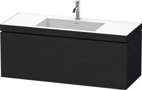 Duravit Waschtischunterbau L-CUBE m WT Vero Air 500x1200x480mm 1 HL Ei sw