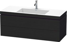 Duravit Waschtischunterbau L-CUBE m WT Vero Air 500x1200x480mm 1 HL Ei sw