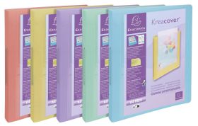 EXACOMPTA  Ringbuch 30mm PP A4 pastell - 5 VPE