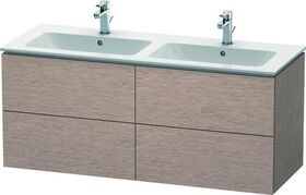 Duravit Waschtischunterbau L-CUBE 1290x481x550mm eiche kaschmir