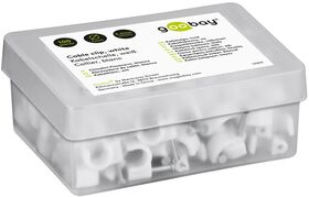 Kabelschelle 7 mm, weiß, 7mm- VPE: 1