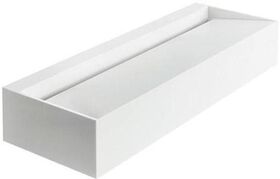 IDS Reihen-Waschtisch Silhouette o HL o ÜL 2 Personen 1200mm weiß IDEAL STANDARD