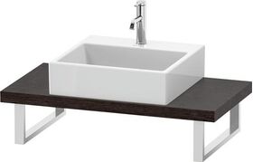 Duravit Konsole L-CUBE 45mm St. 1 Auss 480 Ei dunkel gebürstet