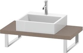 Duravit Konsole L-CUBE 45mm Stärke, 1 Ausschnitt, 480 leinen