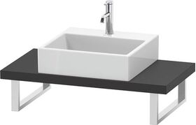 Duravit Konsole L-CUBE 45mm St. 1 Auss 480 graphit supermatt