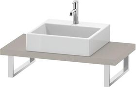 Duravit Konsole DURASTYLE 45mm Stärke 1 Ausschnitt 480 taupe matt