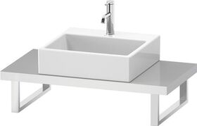 Duravit Konsole L-CUBE 45mm St. 1 Auss 480 nussbaum dunkel
