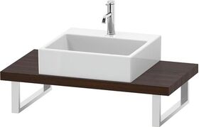 Duravit Konsole L-CUBE 45mm St. 1 Auss 480 nussbaum gebürstet