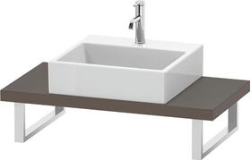Duravit Konsole L-CUBE 45mm St. 1 Auss 480 fla grey seidenmatt
