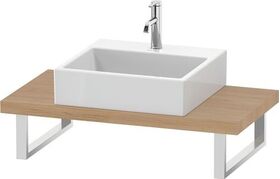 Duravit Konsole L-CUBE 45mm Stärke 1 Ausschnitt 480 eiche natur