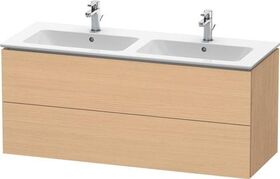 Duravit Waschtischunterbau L-CUBE 1290x481x555mm eiche natur