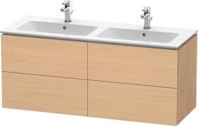 Duravit Waschtischunterbau L-CUBE 1290x481x550mm eiche natur