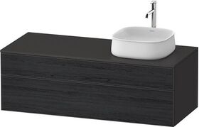 Duravit Waschtischunterbau Zencha 1300x442x550mm Ei sw / gra s-matt o ES