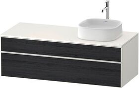 Duravit Waschtischunterbau Zencha 1300x442x550mm Ei sw / we s-matt o ES