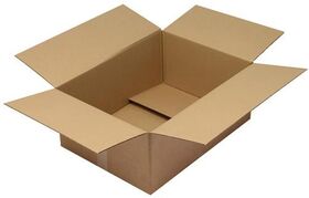 Faltkarton 1-wellig Maße 600x450x250mm Qualität 1.30 C braun TRANSPAK - VPE: 25